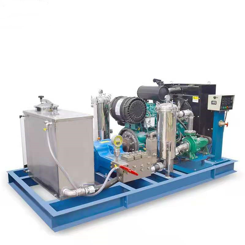 Shuituo 1000 kg pressure industrial cleaning equipment, chemical plant condenser, 100 MPa high-pressure cleaning machine