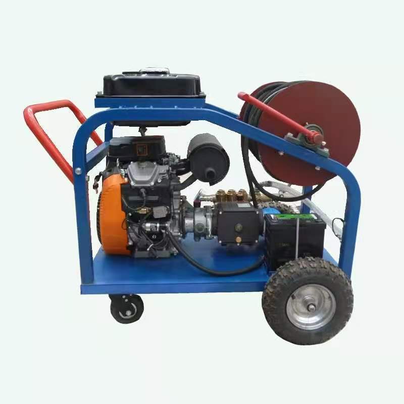 Electric sewage well debris dredger large flow pipe cleaner rainwater pipe cleaning machine