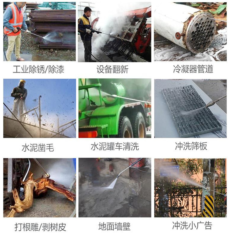 Mining equipment high-pressure water cleaning pump, mining truck oil sludge cleaning machine, underground high-pressure cleaning equipment