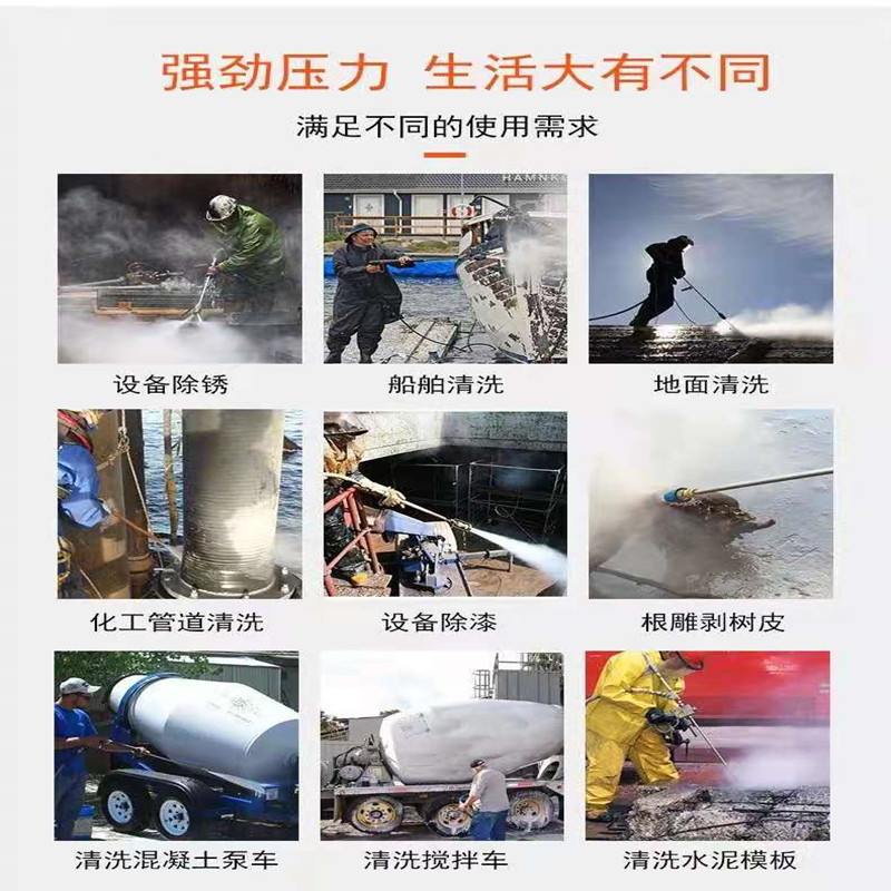 Mining equipment high-pressure water cleaning pump, mining truck oil sludge cleaning machine, underground high-pressure cleaning equipment