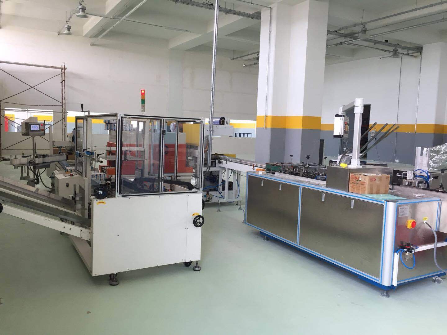 LED bubble light automatic box filling machine, down light paper box filling machine, corrugated paper box opening, sealing and sealing integrated machine