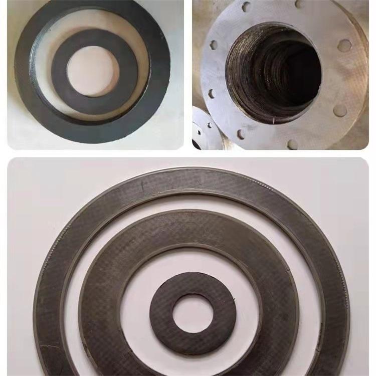 Hongsheng Shaped Graphite Composite Seal Shaped Gaskets Cylinder Gaskets Metal Flange Gaskets Customized 304RSB 20606