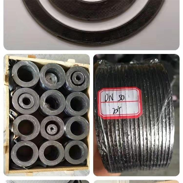 Hongsheng Shaped Graphite Composite Seal Shaped Gaskets Cylinder Gaskets Metal Flange Gaskets Customized 304RSB 20606