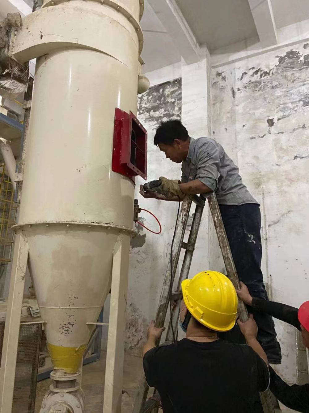 粮油加工厂料筒泄爆装置 室内粉尘泄爆口 无焰泄压阀