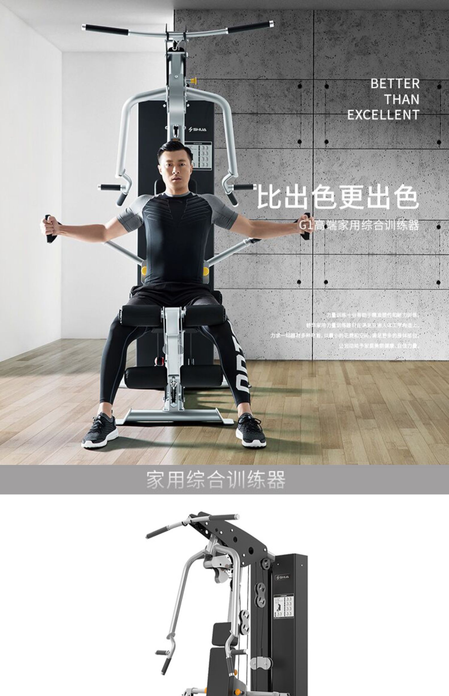 Shuhua Comprehensive Trainer Gym Single Station Strength Home Training Equipment Large Multifunctional SH-G6501