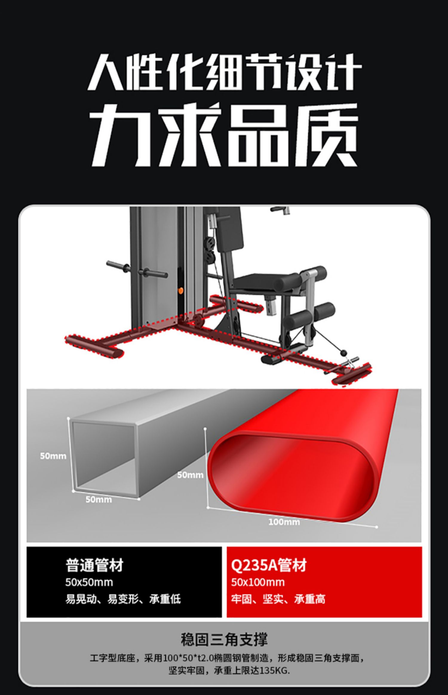 Shuhua Multifunctional Comprehensive Trainer Single Triple Stand High Squat Gym Strength Fitness Equipment G5203