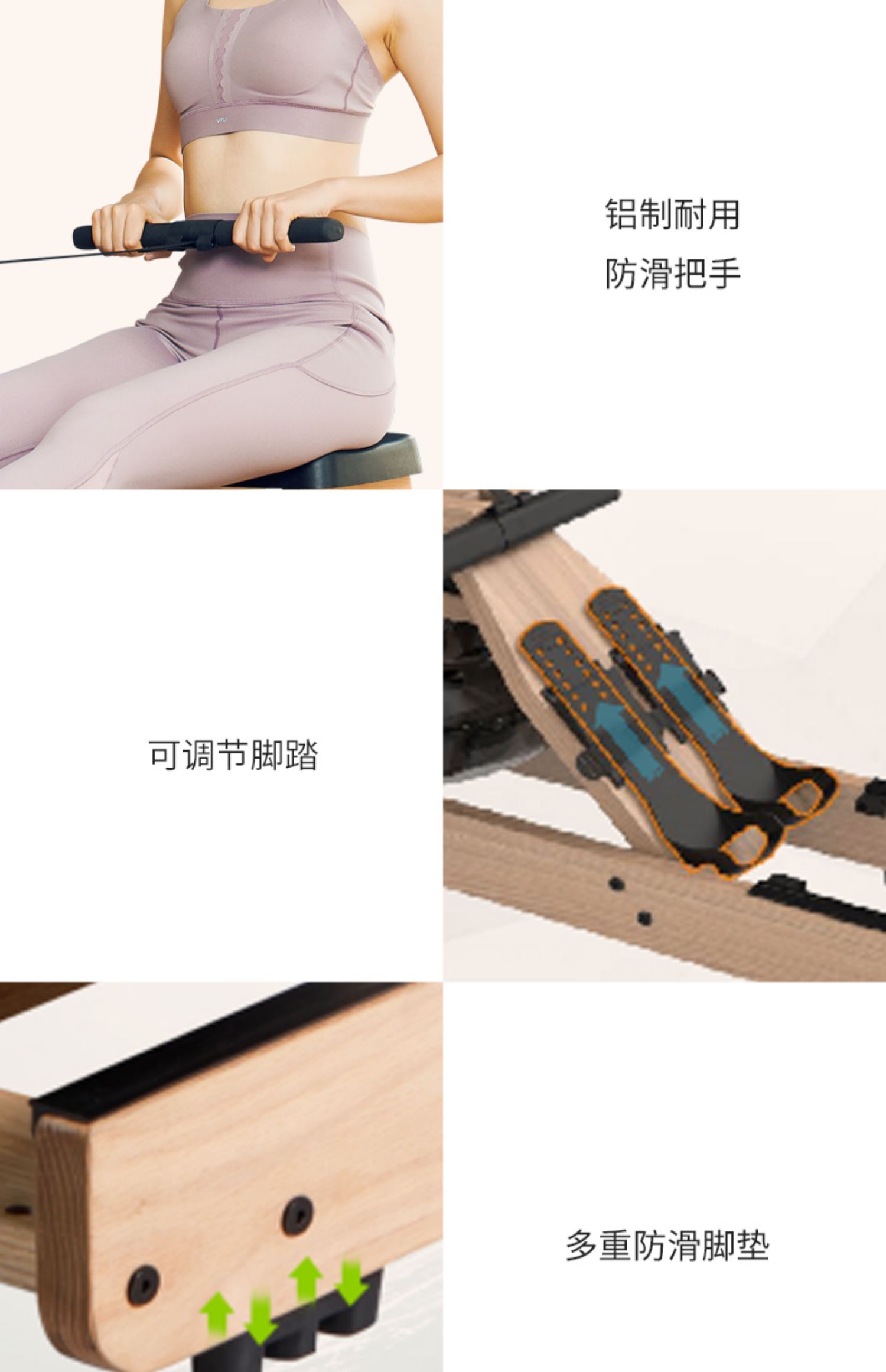 Shuhua Home Water Resistance Rowing Machine Silent Indoor Fitness Equipment Slimming and Abdominal Fitness Equipment Rowing Machine Monopoly Store