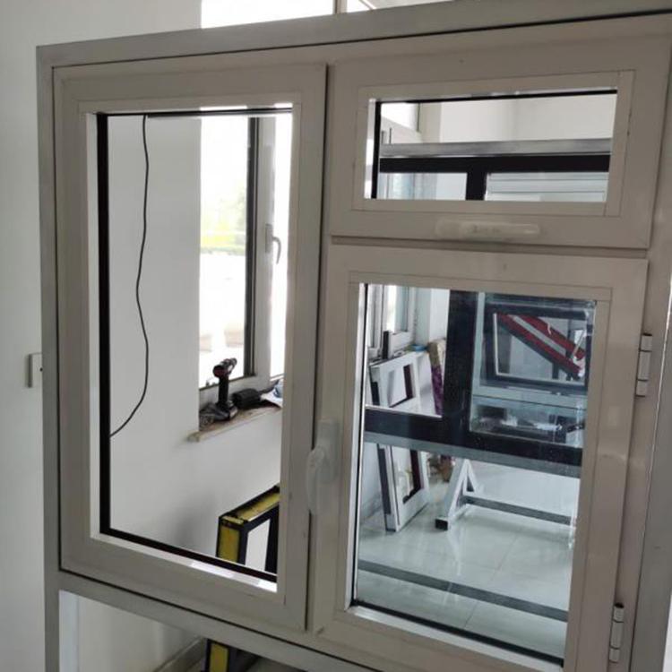 Broken bridge aluminum fire-resistant window, fixed flat open aluminum window, with good sound insulation, noise reduction, and airtightness