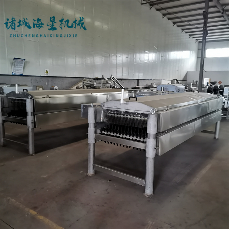 Horizontal hair removal machine, slaughterhouse, chicken, duck, goose hair removal equipment for sale, fully automatic poultry hair removal machine