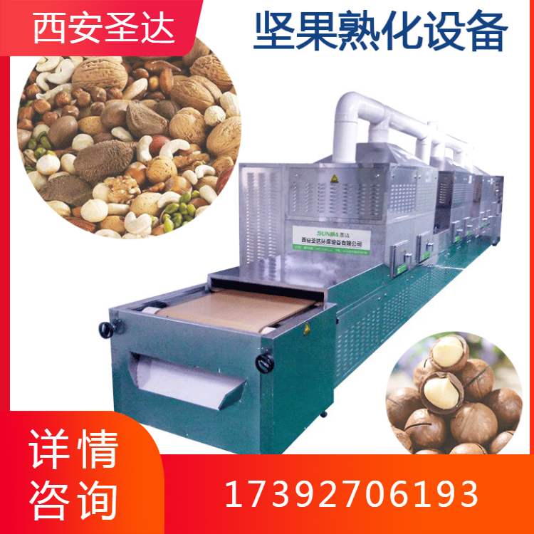 坚果熟化杀菌机 输送带式微波设备 运行稳定即开即用