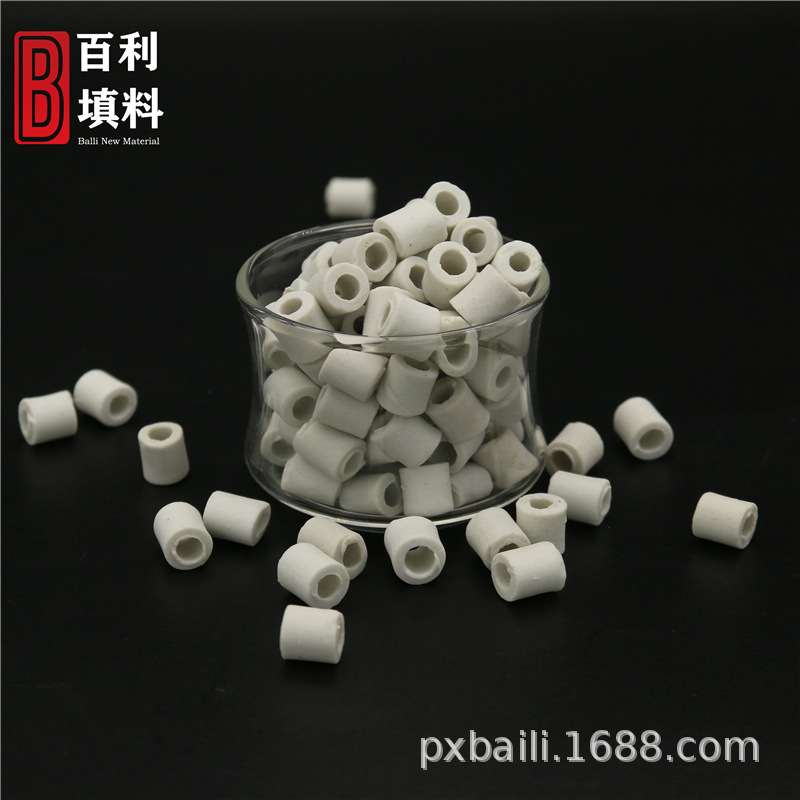 Baili Ceramic Lacy Ring 16mm Porcelain Circular Barrel Chemical Tower Bulk Packing Manufacturer