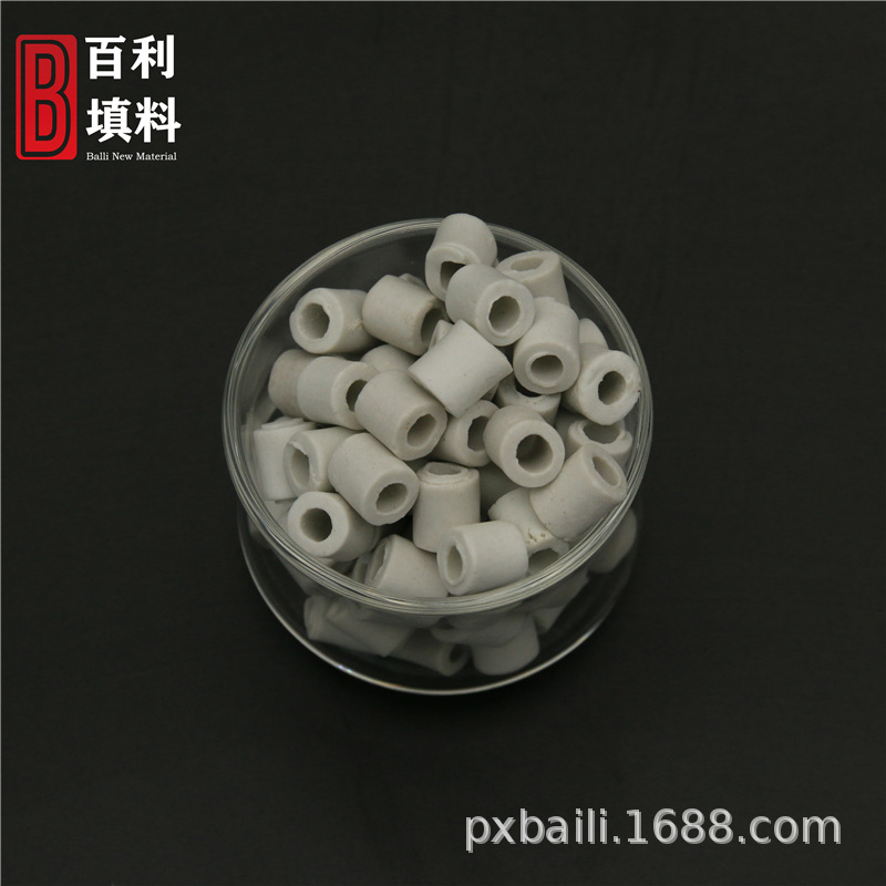 Baili Ceramic Lacy Ring 16mm Porcelain Circular Barrel Chemical Tower Bulk Packing Manufacturer