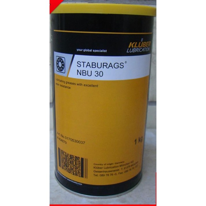 克鲁勃耐水防水油脂STABURAGS NBU30 矿物油和钡复合皂润滑脂