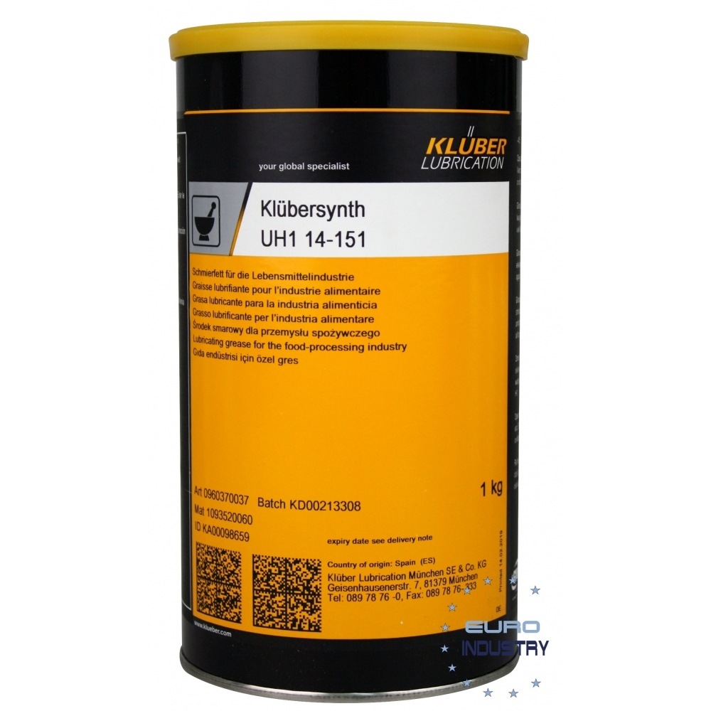克鲁勃 UH1 14-31 64-62 14-151 94-301食品及制药行业专用润滑脂