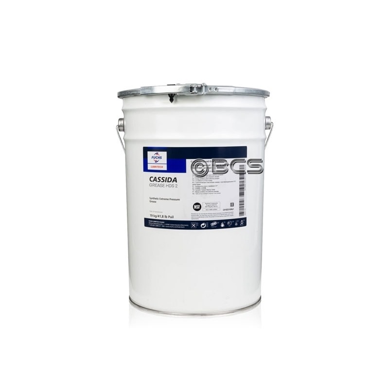 福斯CASSIDA GREASE HDS2 00# 食品级加工设备合成重型润滑脂19KG