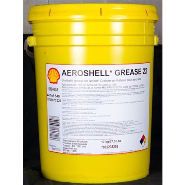 飞机用脂润滑油Aeroshell Grease 22 壳牌22号航空润滑脂 17KG/桶