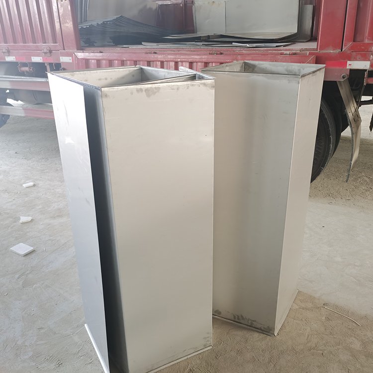 白铁皮矩形风管 工厂排烟 方形通风管道 复合风管设备 九洲汉通