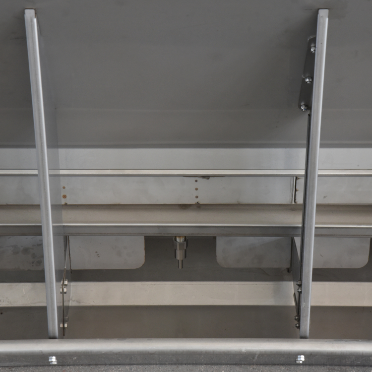 Stainless steel dry and wet feed trough Pig feed trough Easy to operate, customizable for fattening, conservation, and single sided, double-sided pig trough