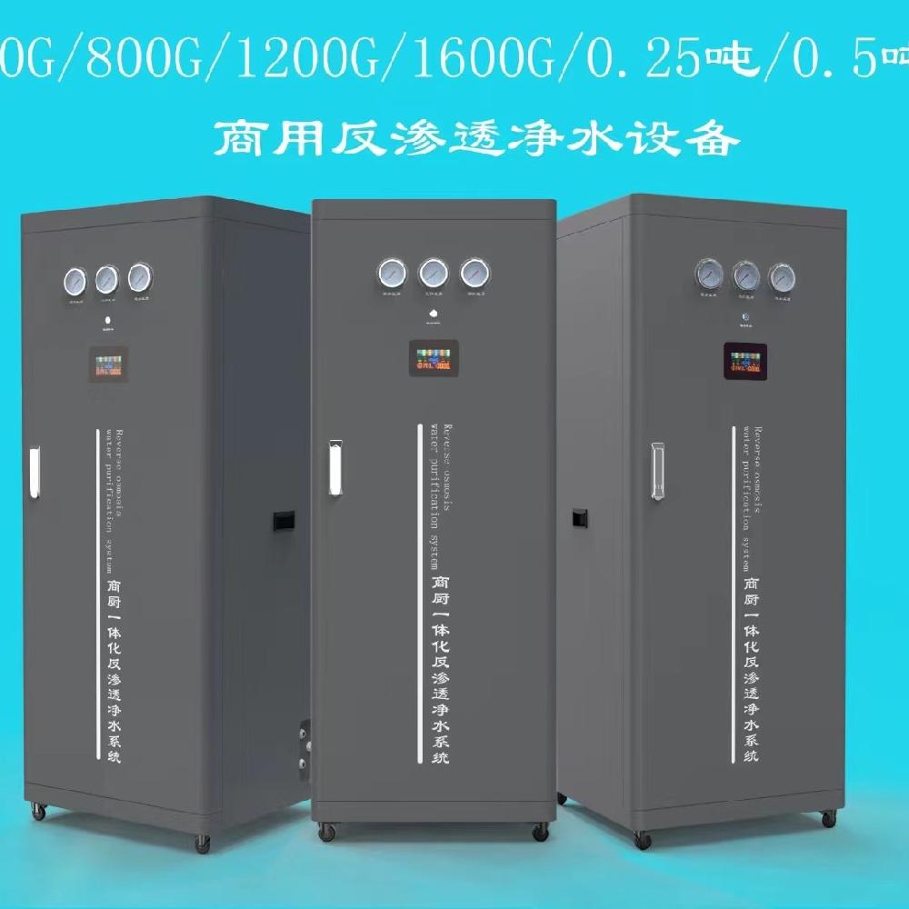 Green Drink Business Pure Water Machine Luxury Cabinet Type Water Purification Equipment Business Kitchen Integrated Filtration Vertical Reverse Osmosis Equipment