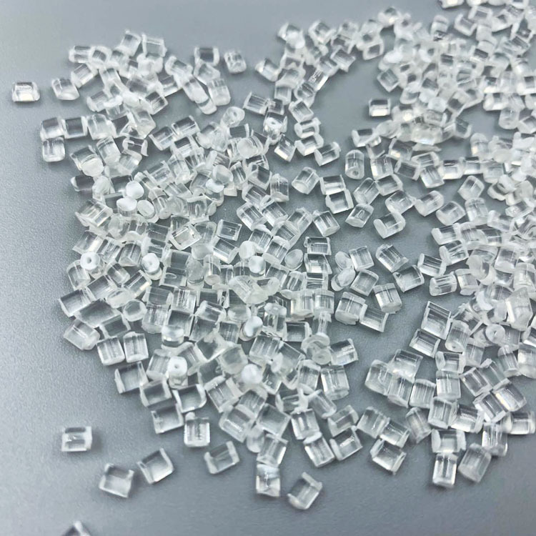 Jinzheng Plasticization supplies PMMA recycled particles with transparent injection molding colors that can be matched