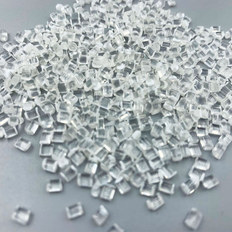 Jinzheng Plasticization supplies PMMA recycled particles with transparent injection molding colors that can be matched