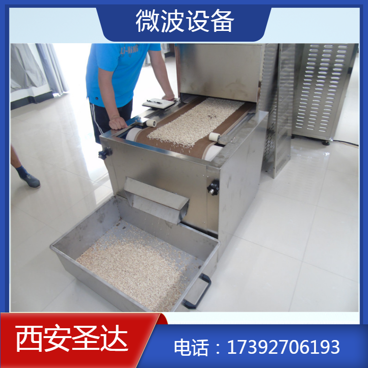微波薏米熟化设备 内外同时加热 烘干品质好