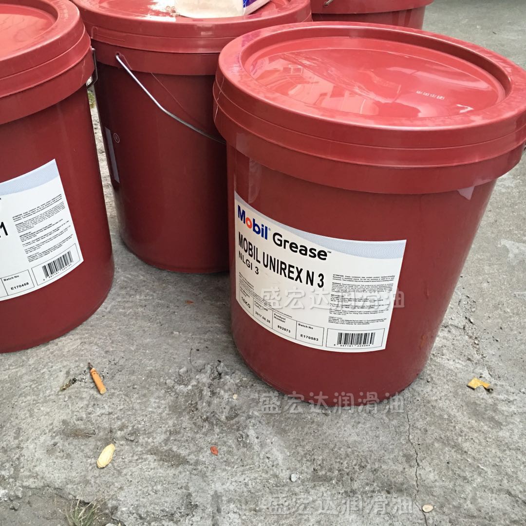美孚优力达N3轴承高温润滑脂 UNIREX N2绿色黄油 K2N-30L/K3N-20