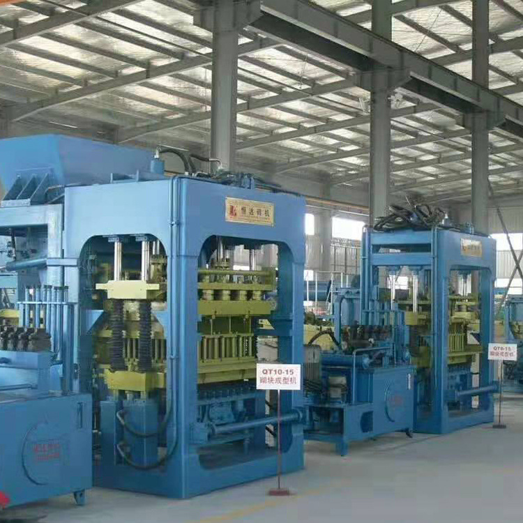 Direct supply hydraulic unburned brick machine Hollow block brick making machine Production line Cement block forming brick making machine with good quality