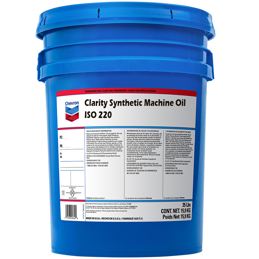 雪佛龙合成造纸机油Clarity Synthetic Machine Oil 150 220 320