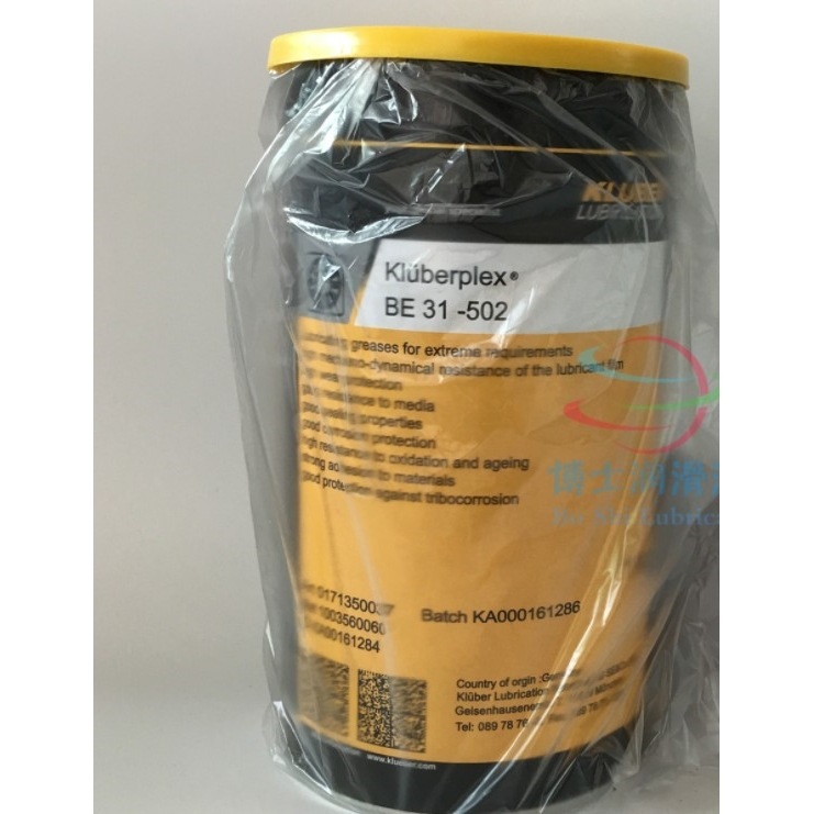 德国克鲁勃钙皂润滑脂Kluberplex BE31-502 轴承电机润滑油