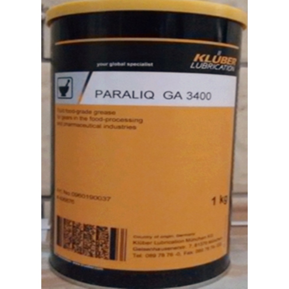 克鲁勃KLUBER PARALIQ GA 3400食品级机械设备齿轮黄油润滑脂
