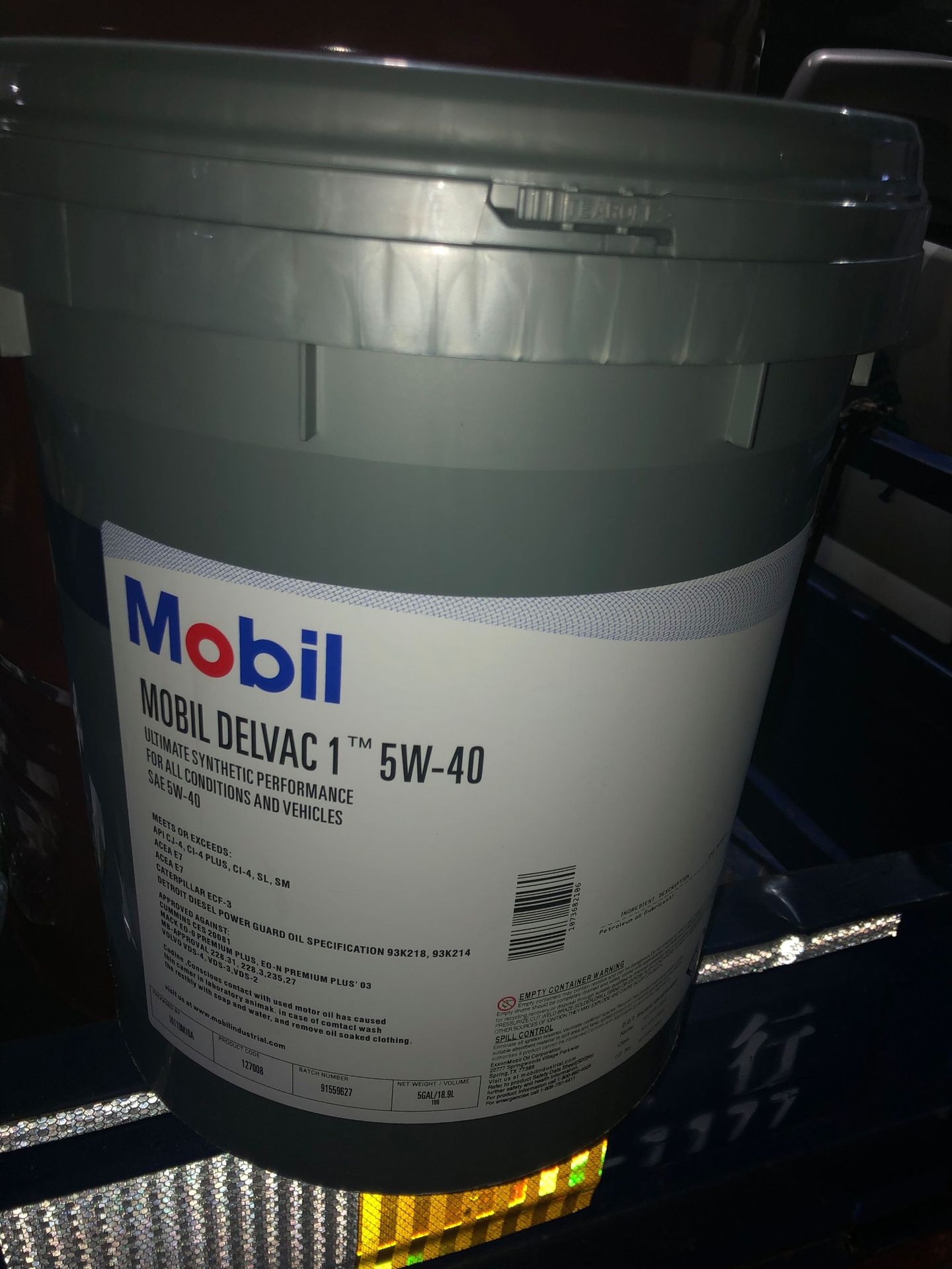 美孚黑霸王Delvac Elite 222 0W-30合成重负荷重型柴油发动机油