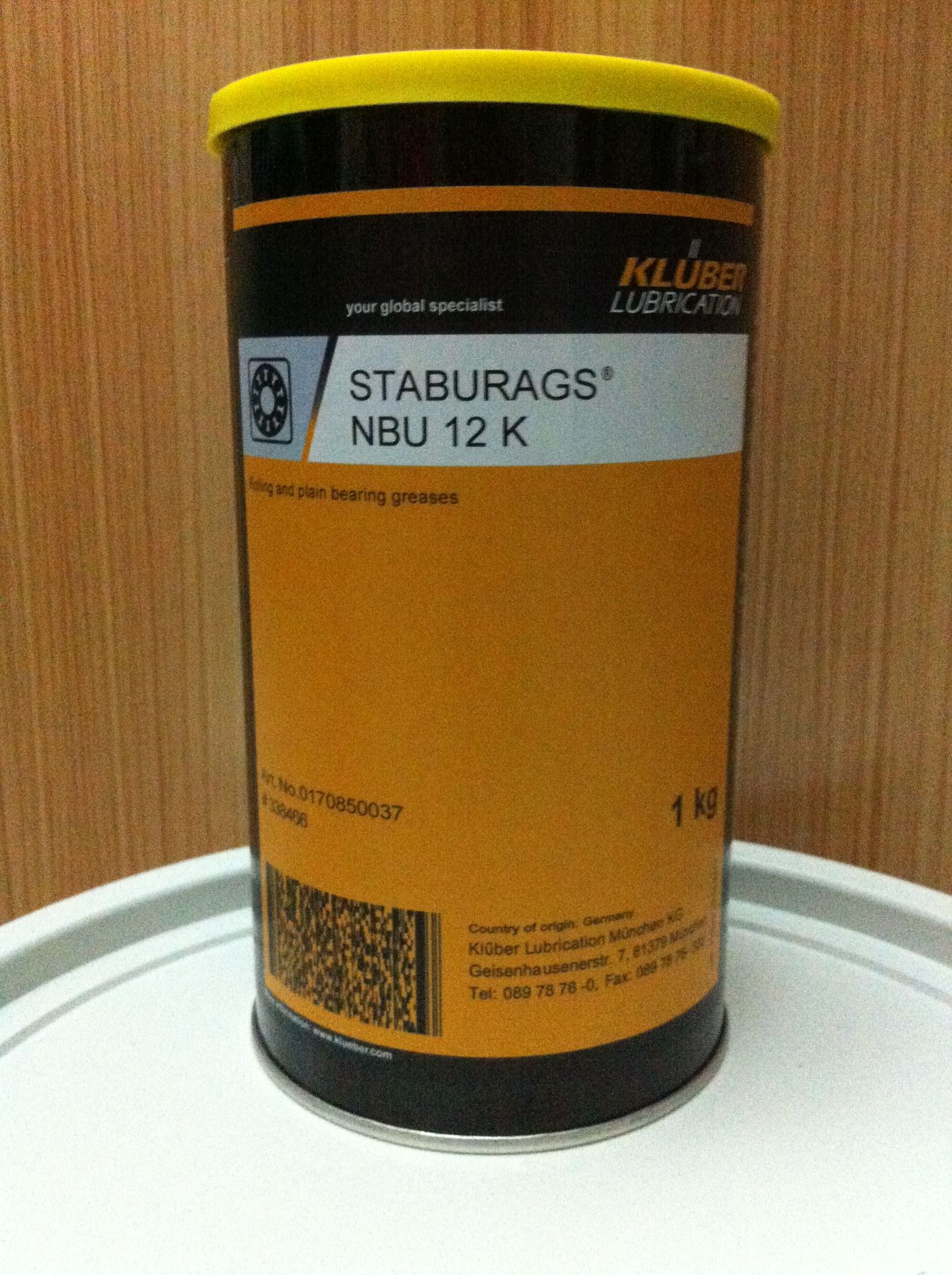克鲁勃STABURAGS NBU 30 G 5、NBU 30 G 10抗磨润滑脂 1公斤