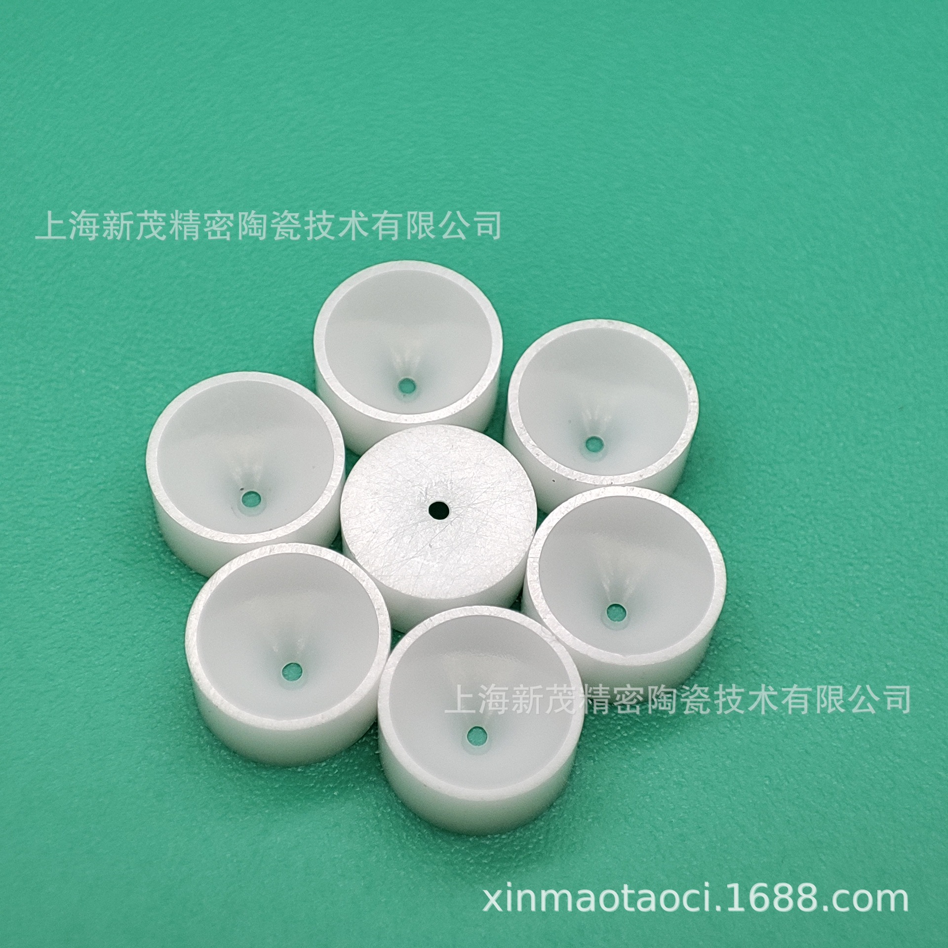 Insulated and wear-resistant zirconia ceramic wire mouth and ceramic eye for wire guide nozzle of wire cutting slow wire eye mold