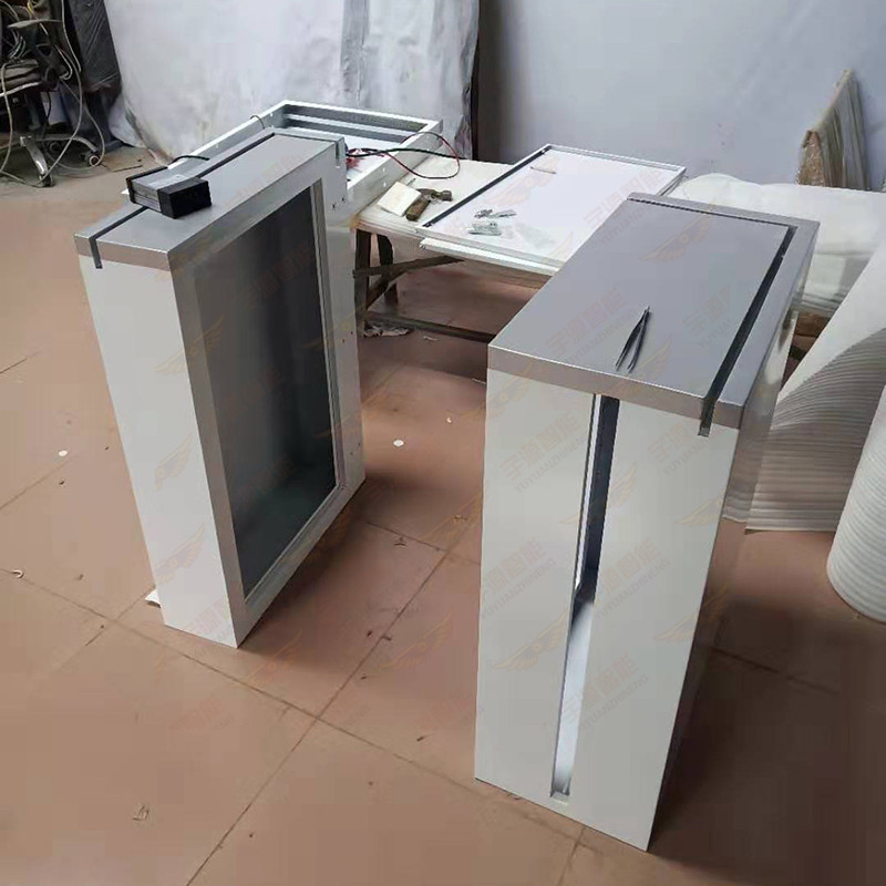 Bank furniture intelligent teller machine partition self-service equipment protective cover lobby financial equipment sheet metal shell manufacturer