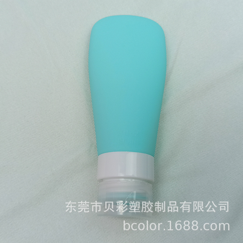 Free design of silicone bottles with monochrome or cartoon patterns, affordable sample factory for cosmetics bottles