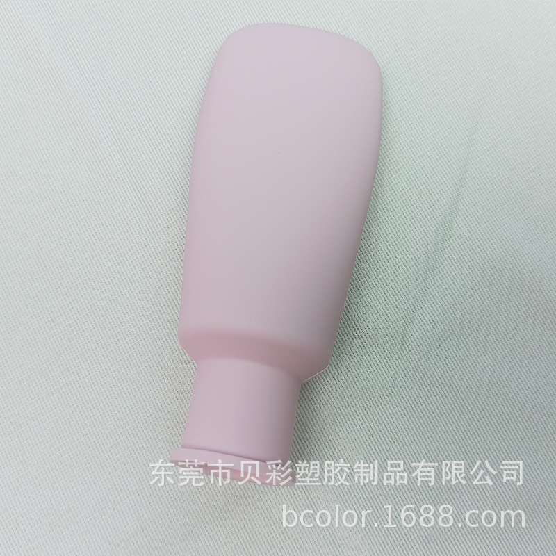 Free design of silicone bottles with monochrome or cartoon patterns, affordable sample factory for cosmetics bottles