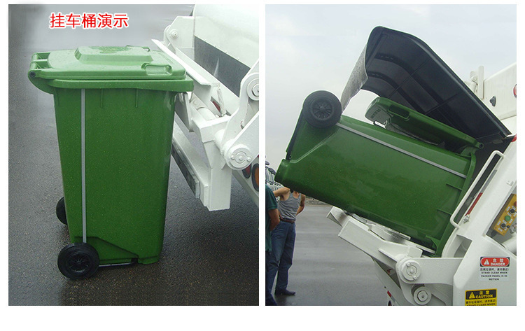 Plastic Environmental Sanitation Outdoor Sorting Garbage Bin 240L Large Wheeled Foot Trailer 120L Garbage Bin Manufacturer