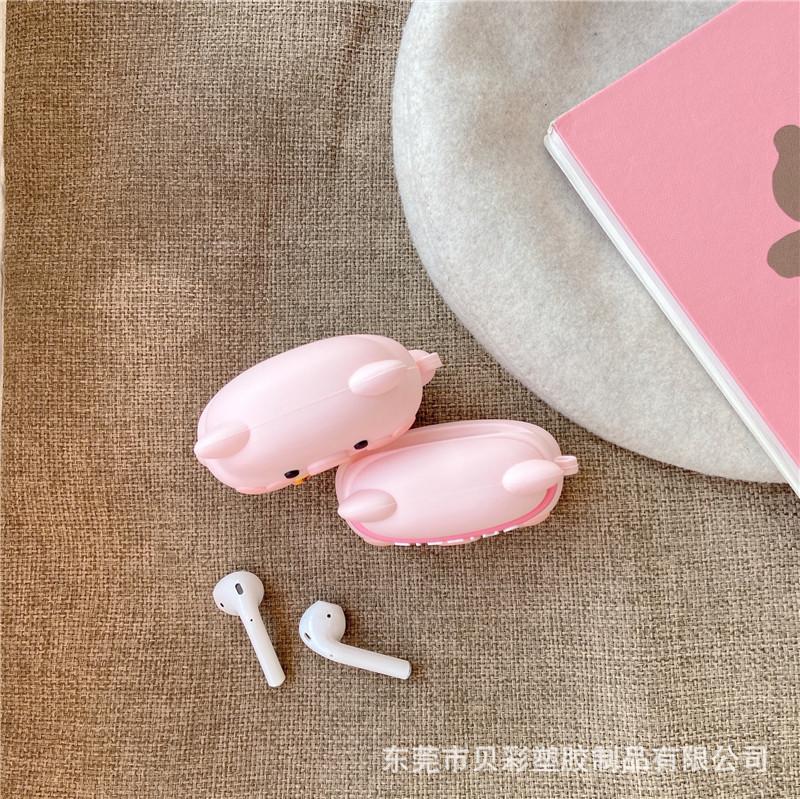 Bluetooth earphone case cartoon IP image suitable for airpods silicone three-dimensional protective cover, grinding tool manufacturing