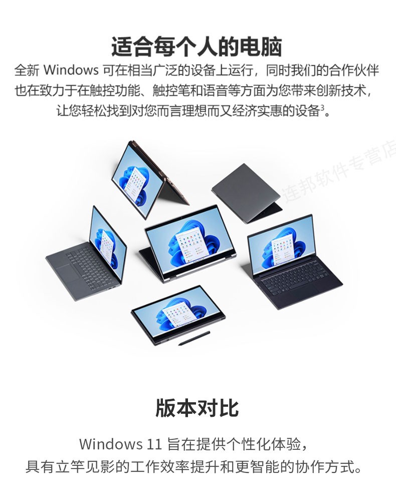 Microsoft Genuine Windows 11 Operating System Win11 Professional Edition supports multilingual 64 bit CDs