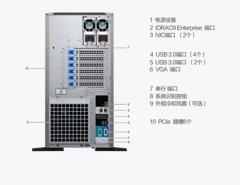 Dell T440 Tower Server Host Computer Complete Machine