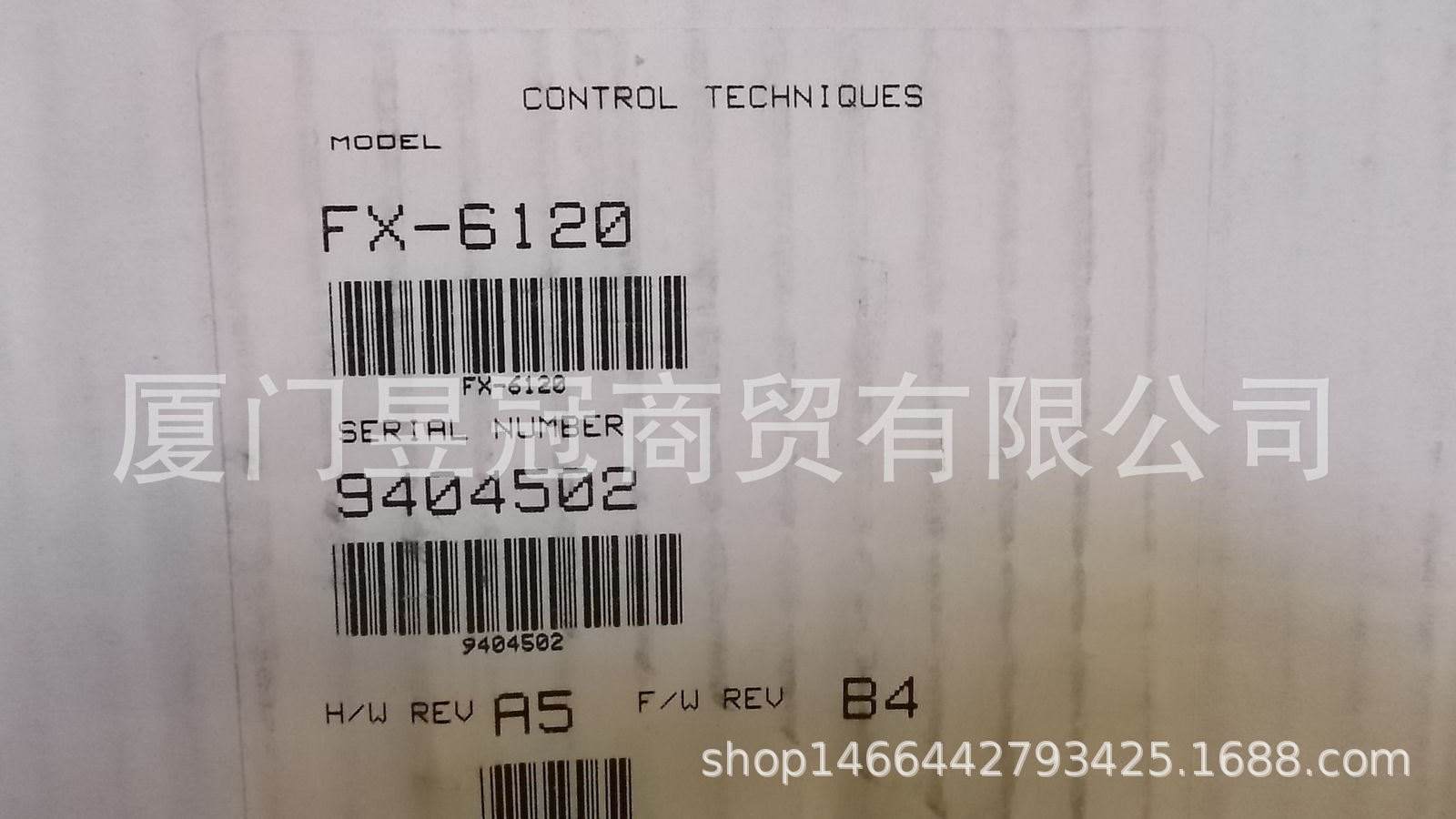 原装进口DRIVE驱动器EMERSON艾默生FX6120供应