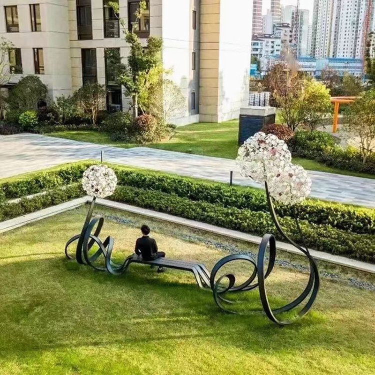 抽象雕塑定制 不锈钢镜面拉丝售楼处水景摆件 镀锌板铁艺镂空抽象体