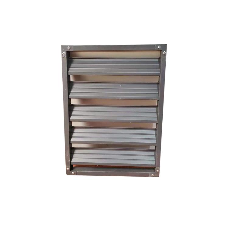 Zinc steel louvers, external wall ventilation, shading, manual electric louvers, easy cleaning and installation