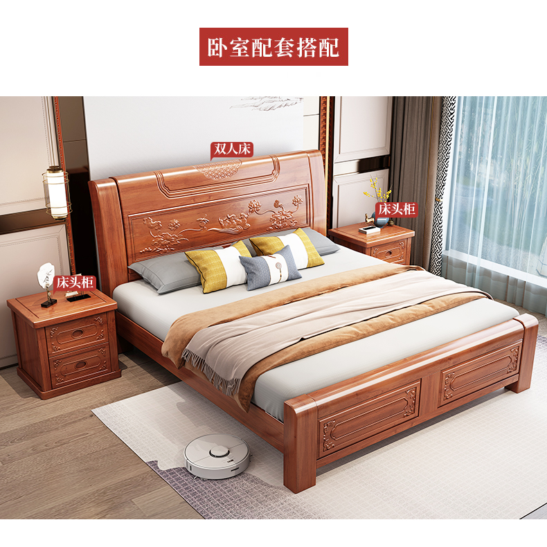 Jinhua pear integrated mortise and tenon full solid wood sofa, living room, winter and summer dual use, pineapple grid antique new Chinese style mahogany furniture