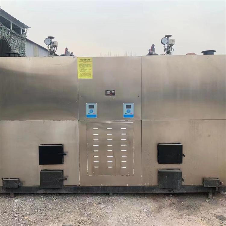 Sell second-hand 1 ton biomass steam generator with a single opening of 500 kilograms for installation and less use