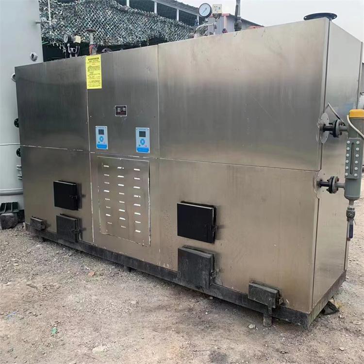 Sell second-hand 1 ton biomass steam generator with a single opening of 500 kilograms for installation and less use