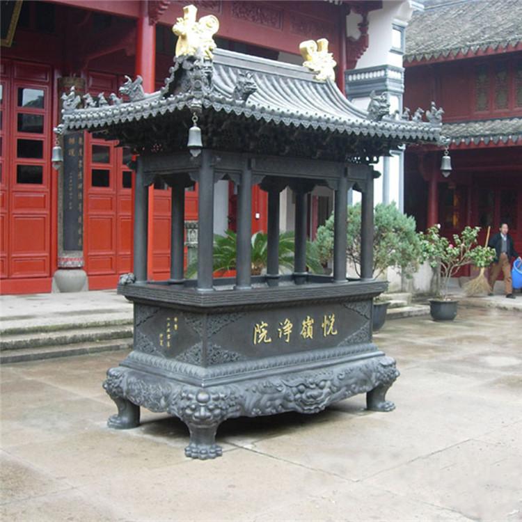 Temples, ancestral halls, and covered incense burners, with a length of 2-3 meters, can be customized with Jinzhong bronze carvings