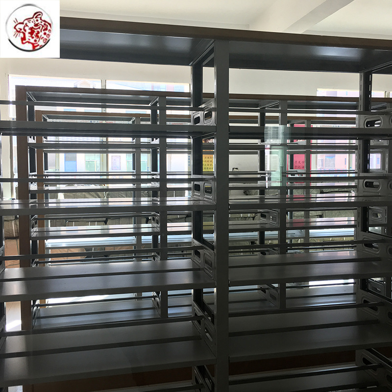 图书馆钢制书籍架防火板书架橡木包边资料架金钱豹保险设备