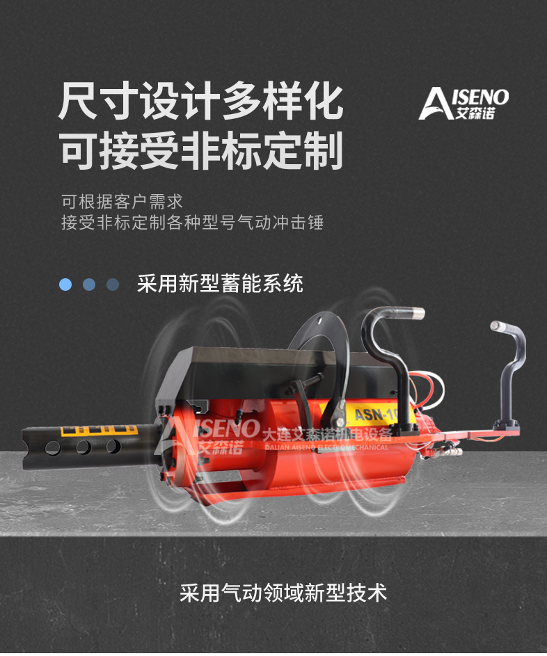 Casting Industry Casting Blowing Air Dynamic Impact Hammer ASN-100 Riser Separators Independent Riser Cleaning